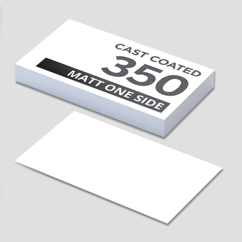 350 Cast Coated Artboard Matt 1 Side 350 Cast Coated Artboard Matt 1 Side